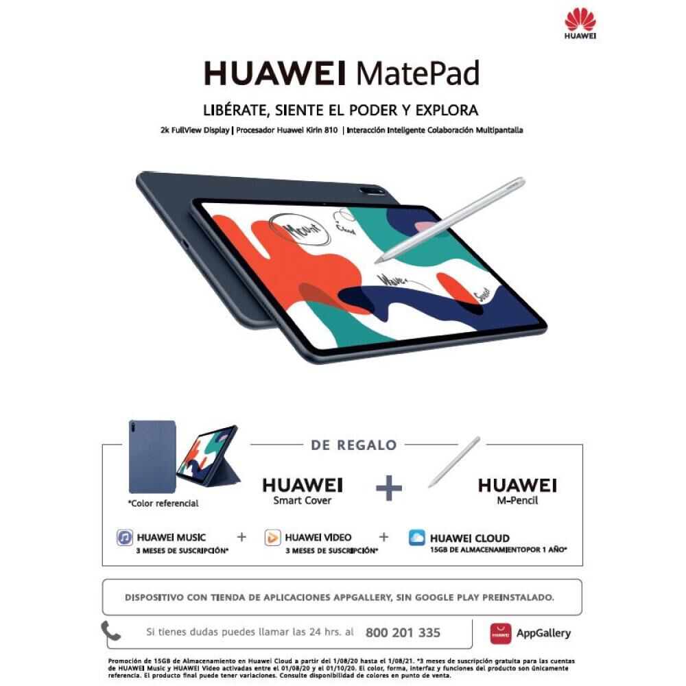 Tablet Huawei Matepad / Midnight Grey / 64 GB / Wifi / Bluetooth / 10.4'' image number 6.0