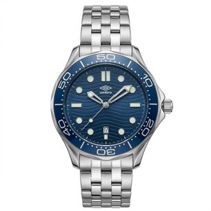 Reloj An&aacute;logo Hombre Umbro Plus Plateado Umbp-1500-186