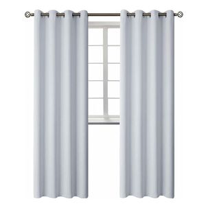 Cortina Blackout 140x220 Cm Poliester Blanco Grisáceo
