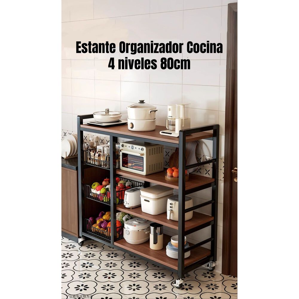 Estantes Organizador Repisa Cocina 4 Niveles 80cm image number 2.0