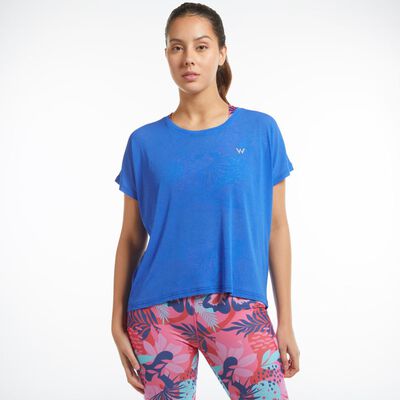 Polera Deportiva Espalda Larga Manga Corta Mujer Wetland
