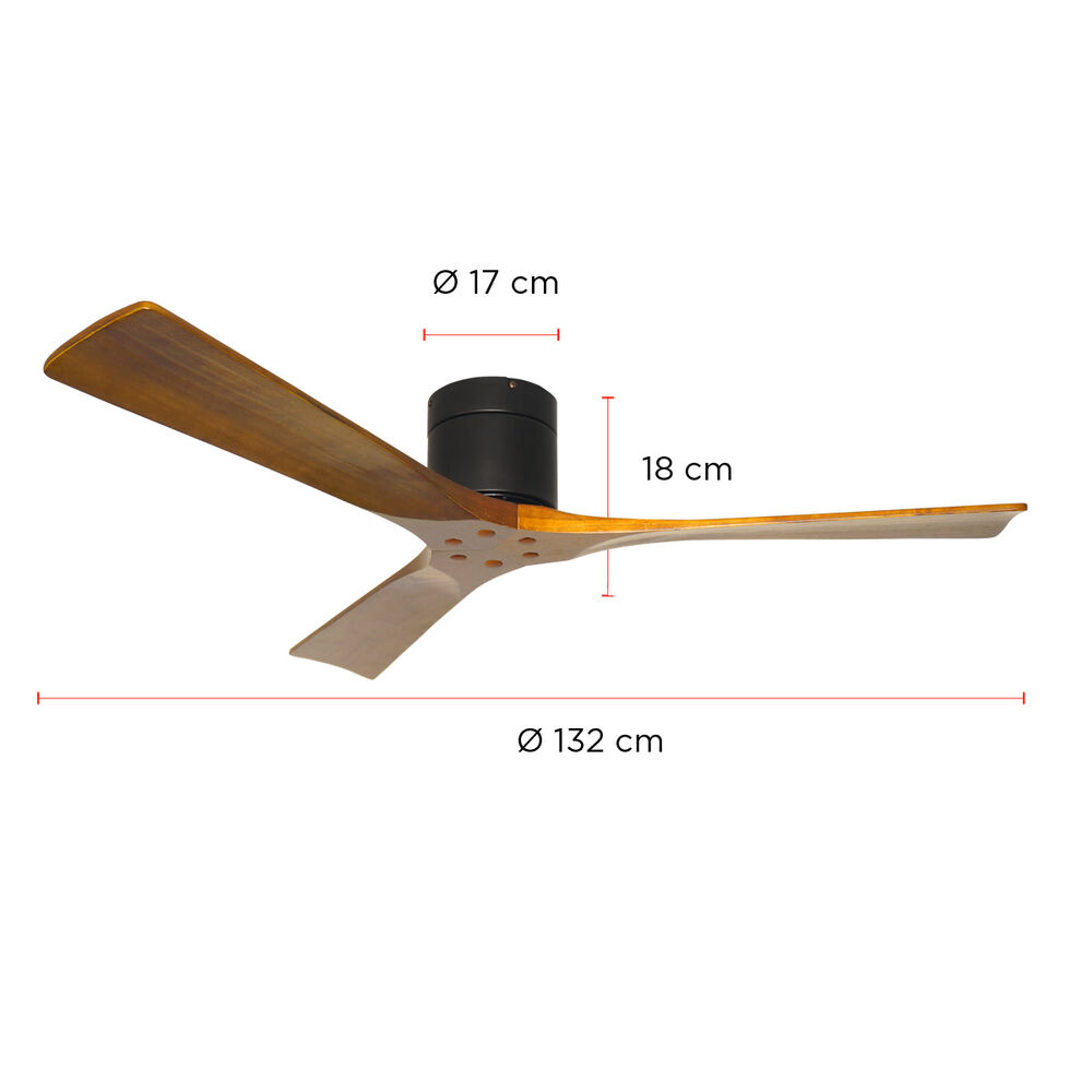 Ventilador De Techo Boston Natural image number 1.0