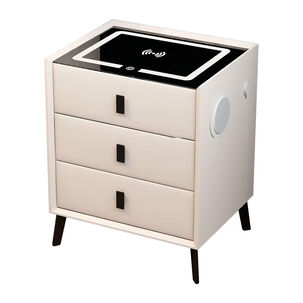 Mesa De Noche Inteligente Con Cajones Y Tecnología Integrada