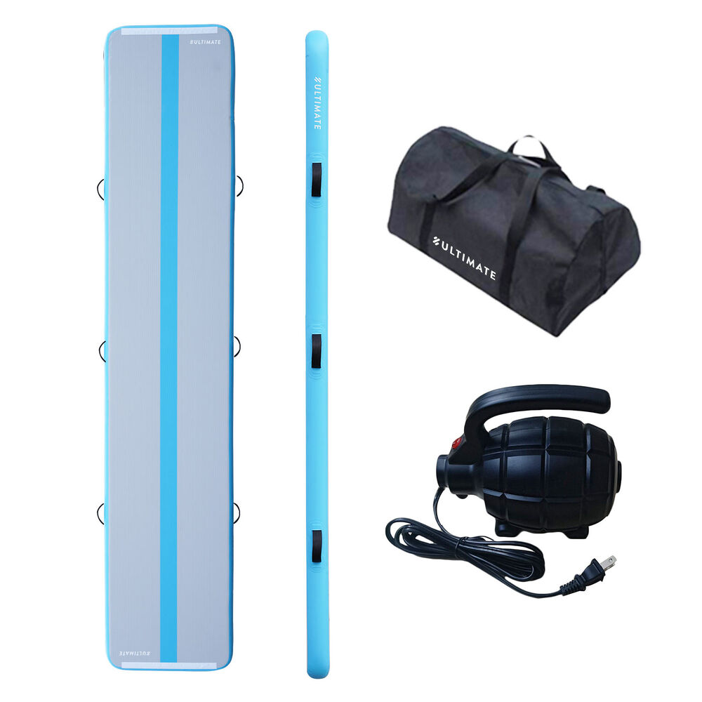 Airtrack 5 Metros - Colchoneta Inflable Gimnasia - Celeste image number 1.0