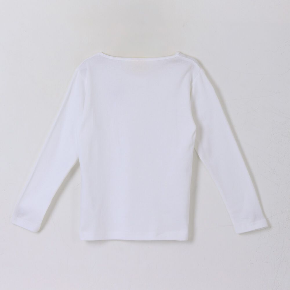 Bipack Camiseta Escolar Ni&ntilde;a Manga Larga Blanco Lilo Stitch image number 2.0