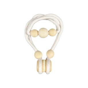 Pack De 02 Sujetadores Magn&eacute;ticas Para Cortinas Blanco