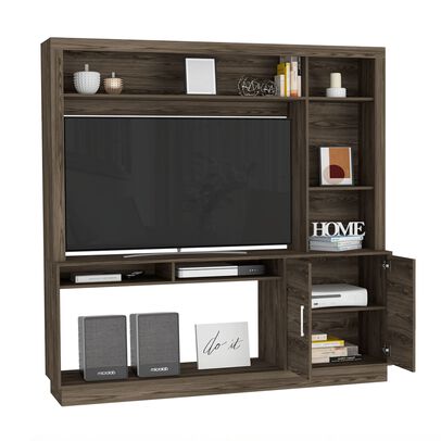 Estante Tv 55" Fm-041c - Caf&eacute; Oscuro