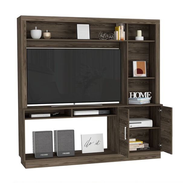 Estante Tv 55" Fm-041c - Caf&eacute; Oscuro
