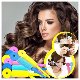 Set De 9 Rodillos De Esponja Suave Para Rizar El Cabello