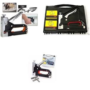 Grapadora Mec&aacute;nica De Acero 3 En 1 Para Grapadora De Madera