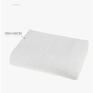 Toalla Extra Larga De Microfibra Blanca