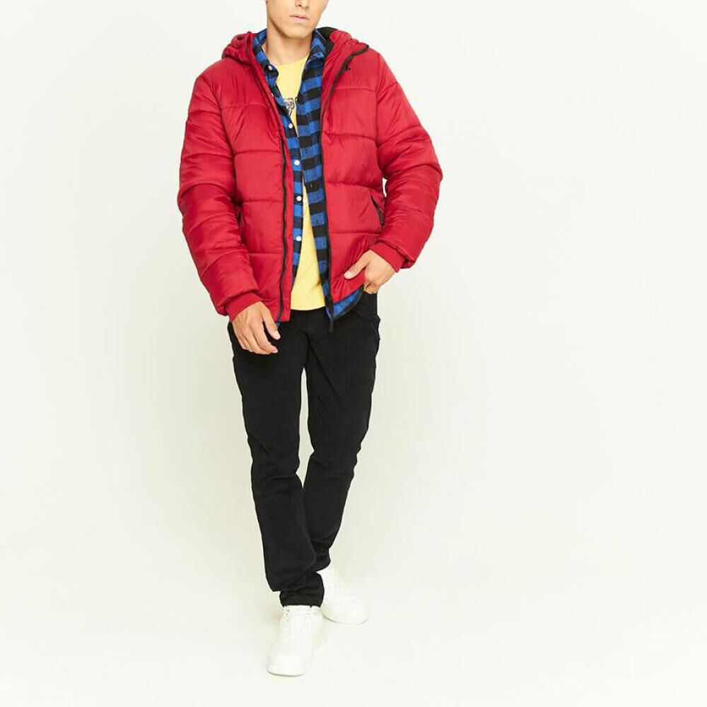 Parka Regular Cuello Alto Con Capucha Hombre Skuad image number 1.0