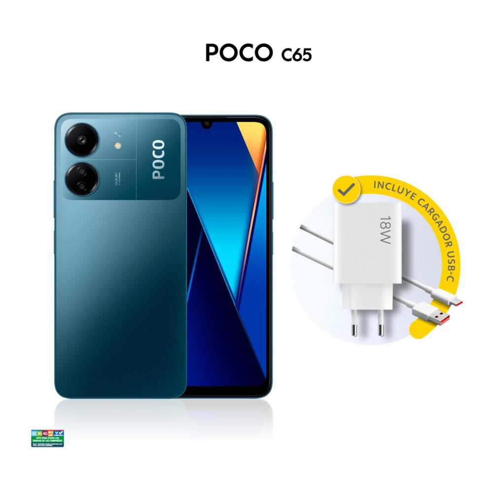Smartphone Xiaomi Poco C65 / 128 GB / Liberado image number 9.0