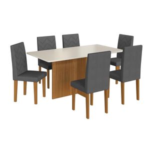 Juego De Comedor Casaideal Miami / 6 Sillas