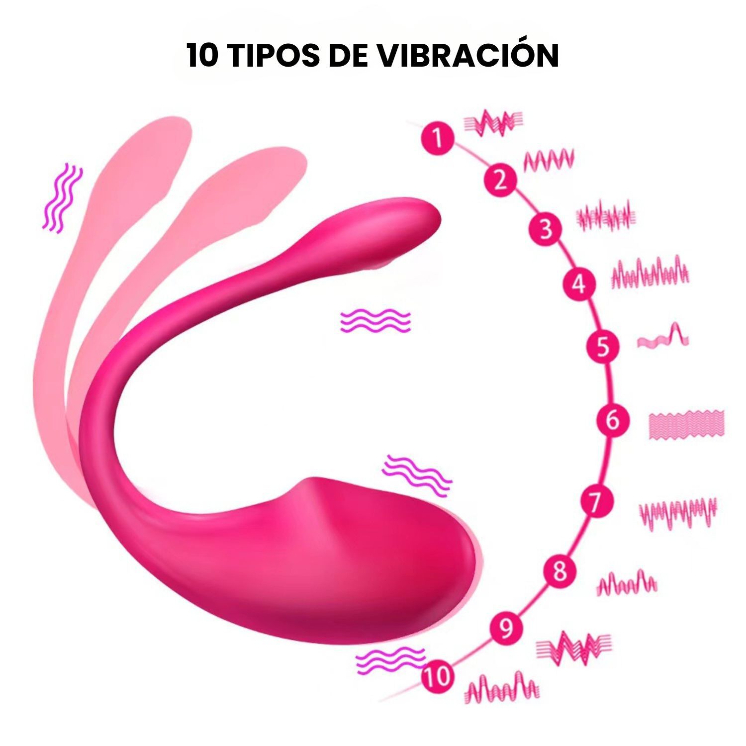 Estimulador Vibrador Intimo Multifrecuencia Bluetooth image number 2.0