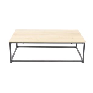 Mesa De Centro Rectangular 110x60 - Madera Clara