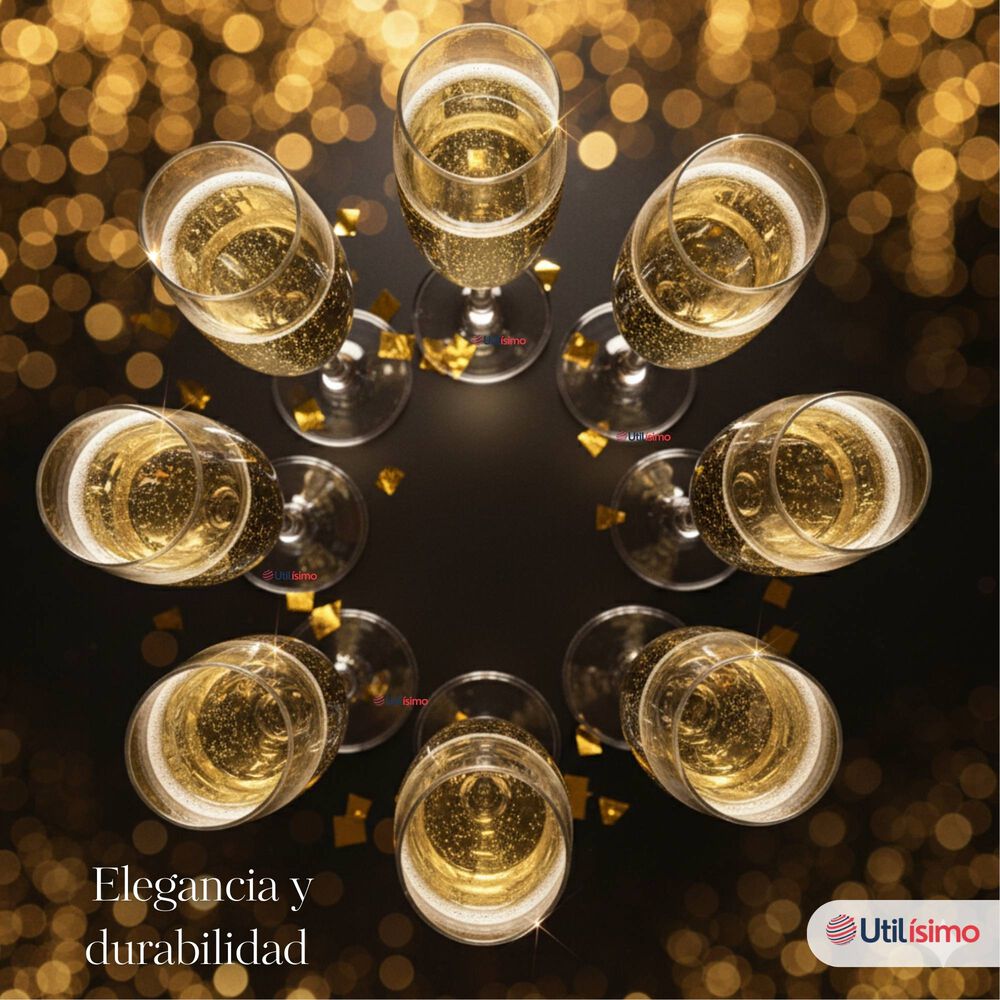Set De 12 Copas De Champa&ntilde;a Espumante 180 Ml image number 7.0