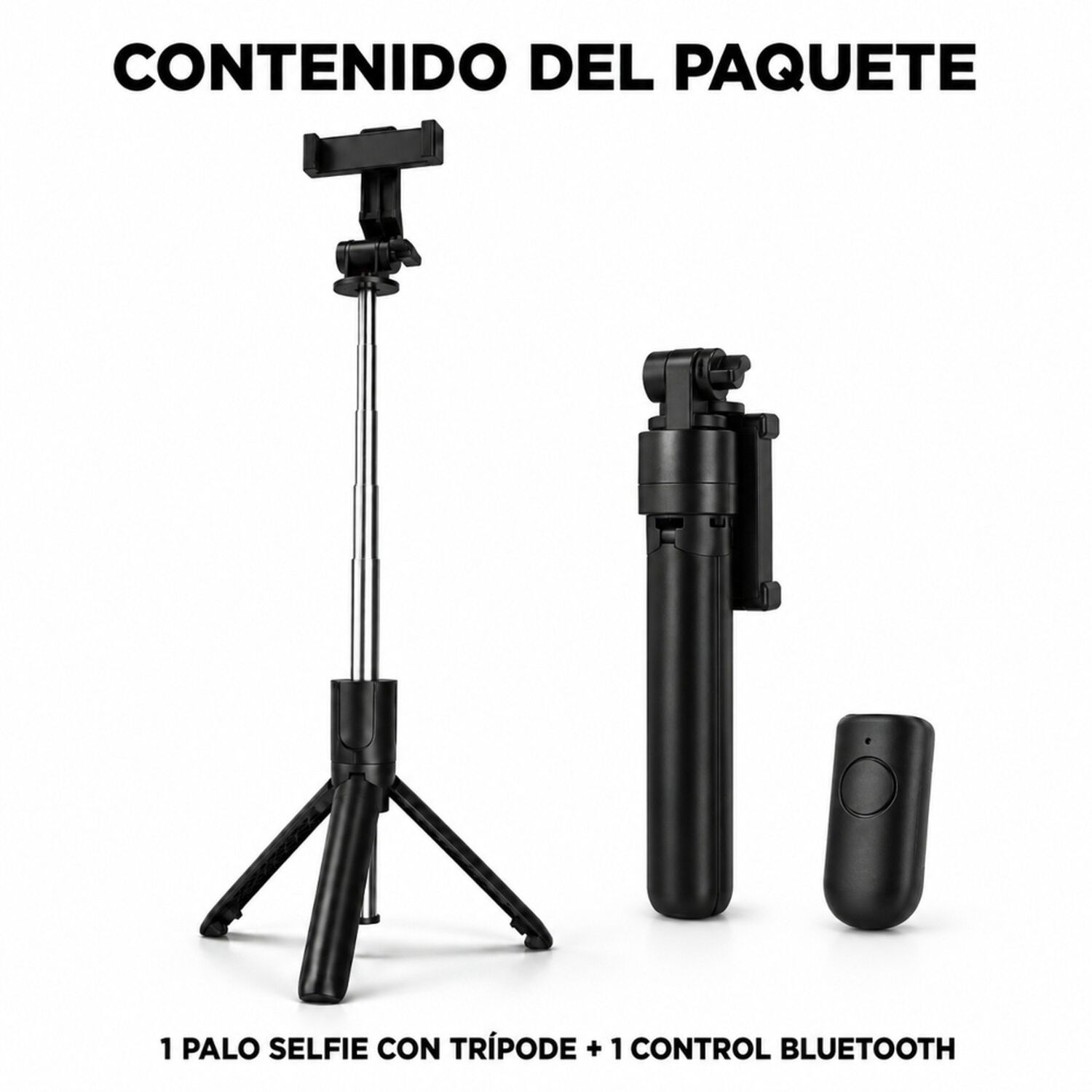 Palo Selfie Bluetooth Tr&iacute;pode Extensible 70 Cm image number 1.0