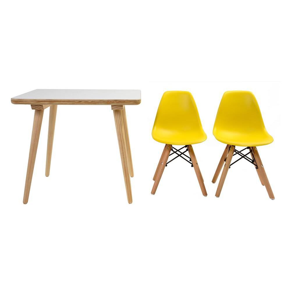 Juego De Comedor Infantil  De Pies A Cabeza Eames 2 Personas image number 1.0