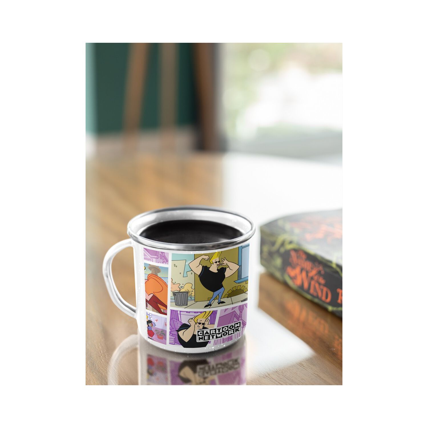 Taza Enlozada Lechera Cartoon Network Jhonny Bravo image number 2.0