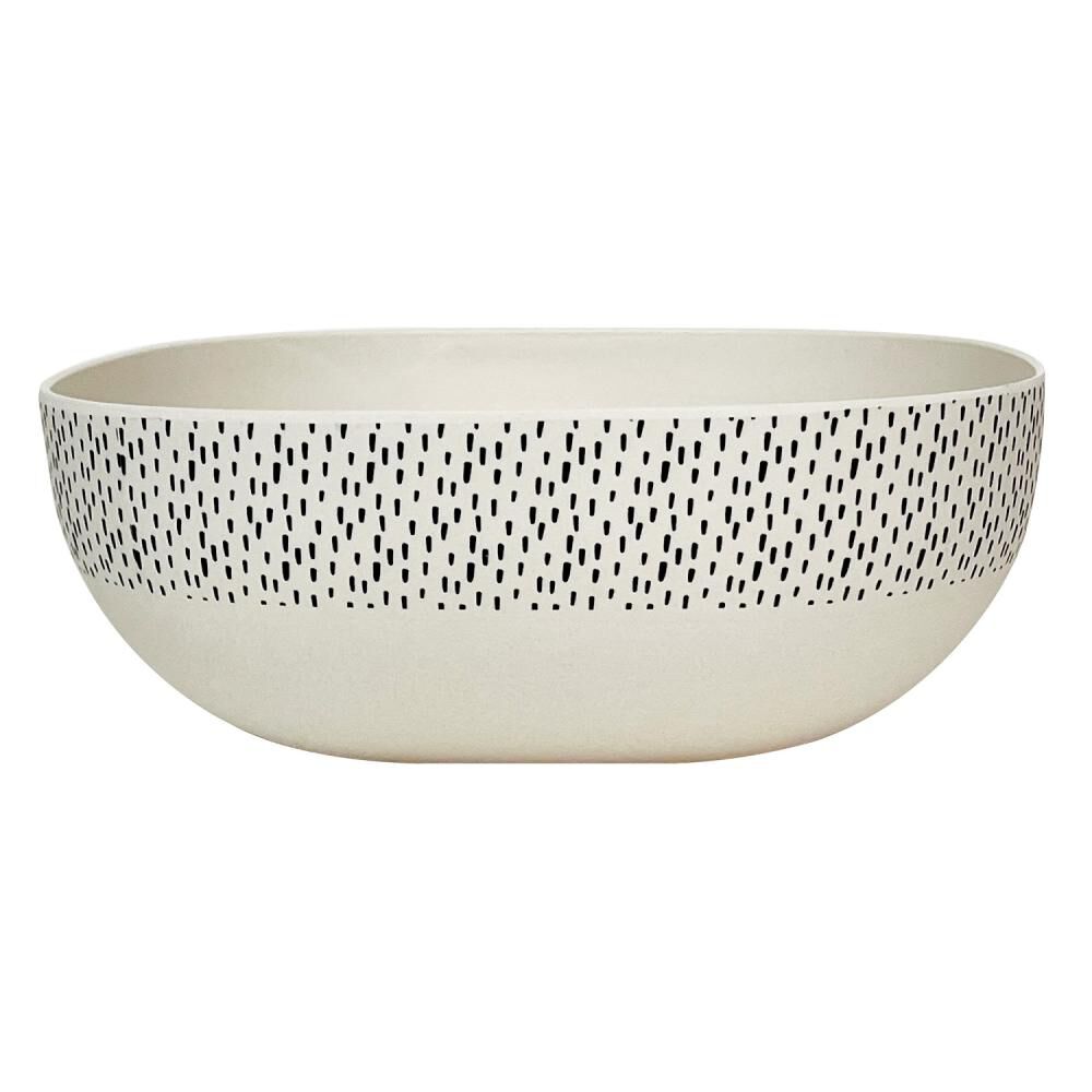 Bowl Biobamboo Cuadrado Puntos 20x8 Decogreen image number 0.0