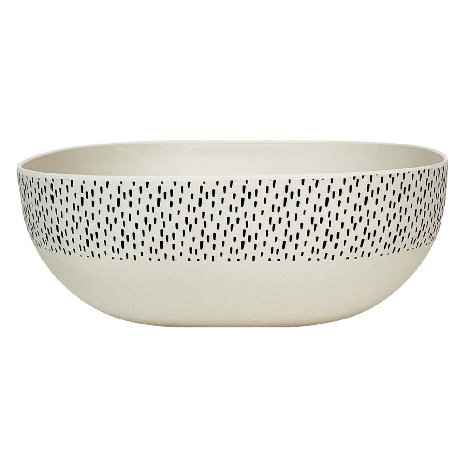 Bowl Biobamboo Cuadrado Puntos 20x8 Decogreen image number 0.0