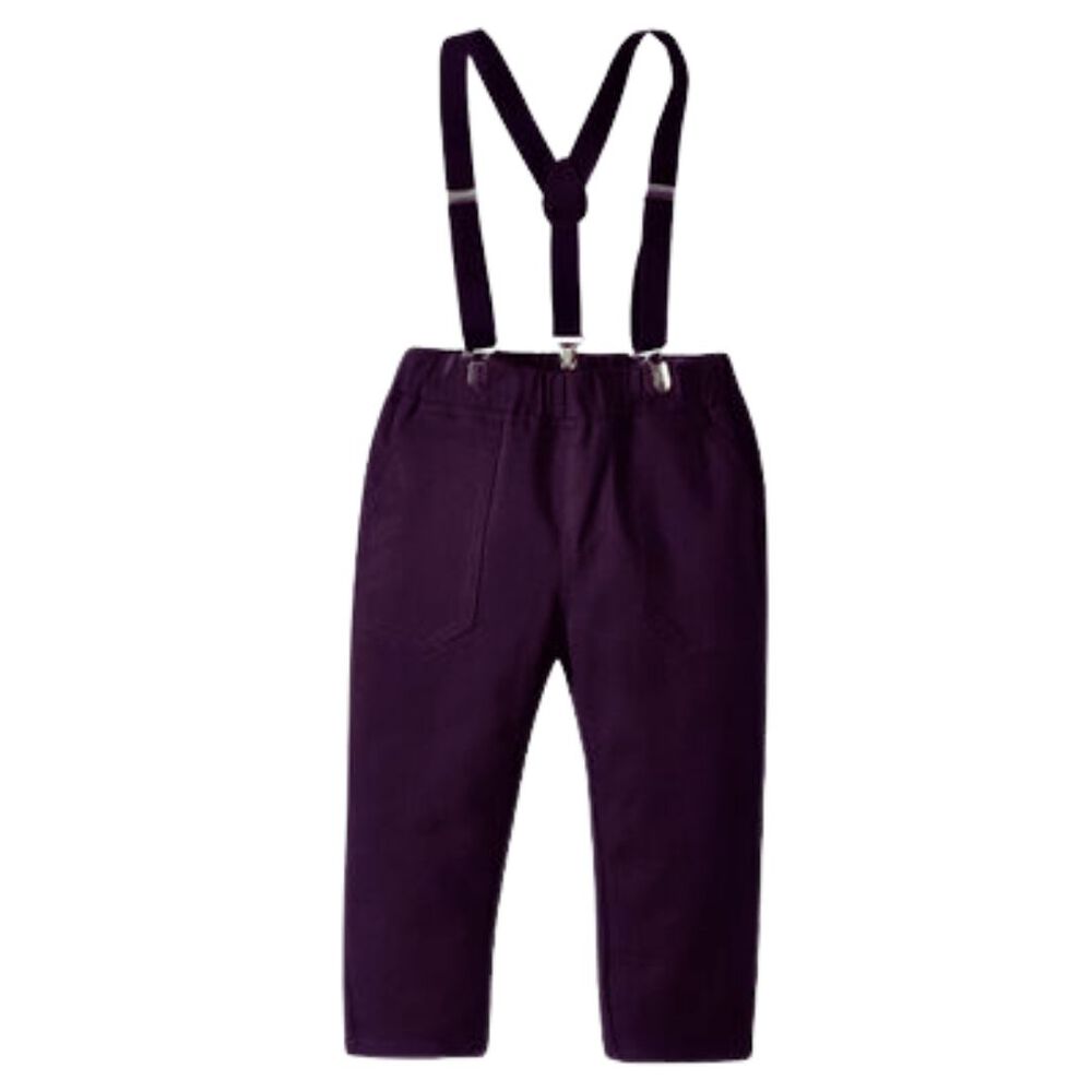 Conjunto De Vestir Con Pantal&oacute;n Y Tirantes Beb&eacute; Ni&ntilde;o 6 Meses A 3 A&ntilde;os image number 4.0