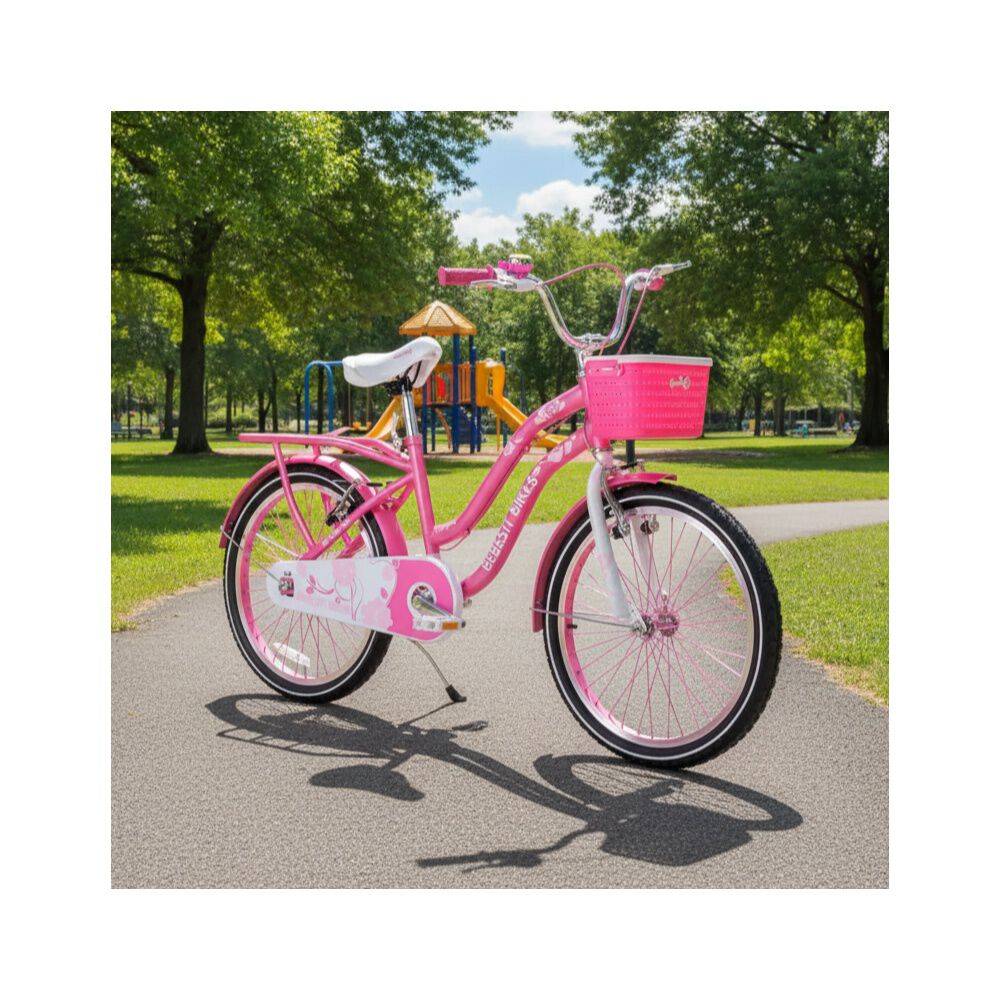 Bicicleta Infantil Queen Aro 20 Rosada Bebesit image number 1.0