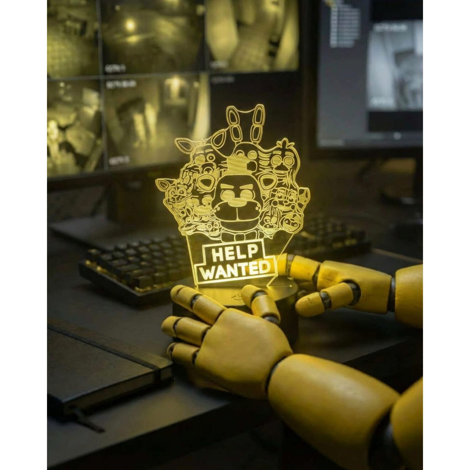 L&aacute;mpara Freddy Cinco Noches Harem Fnaf 3d image number 2.0