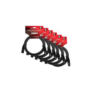 Pack6cable Microfono Serie C Xlr3mkirlin Mpc6-470pb-3