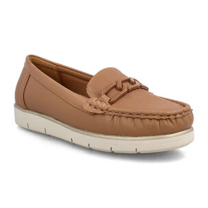 Mocasin Mujer Bata Flipi Camel