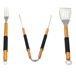 Set De Utensilios Asado Casaideal Asadoset3 / 3 Piezas