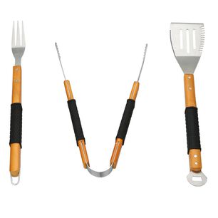 Set De Utensilios Asado Casaideal Asadoset3 / 3 Piezas