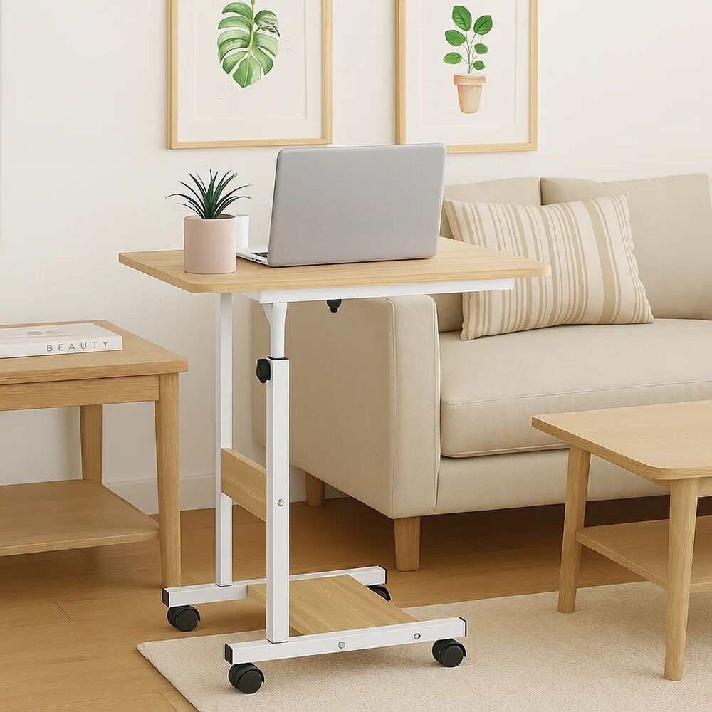 Mesa Escritorio Ajustable Para Computador Roble image number 2.0