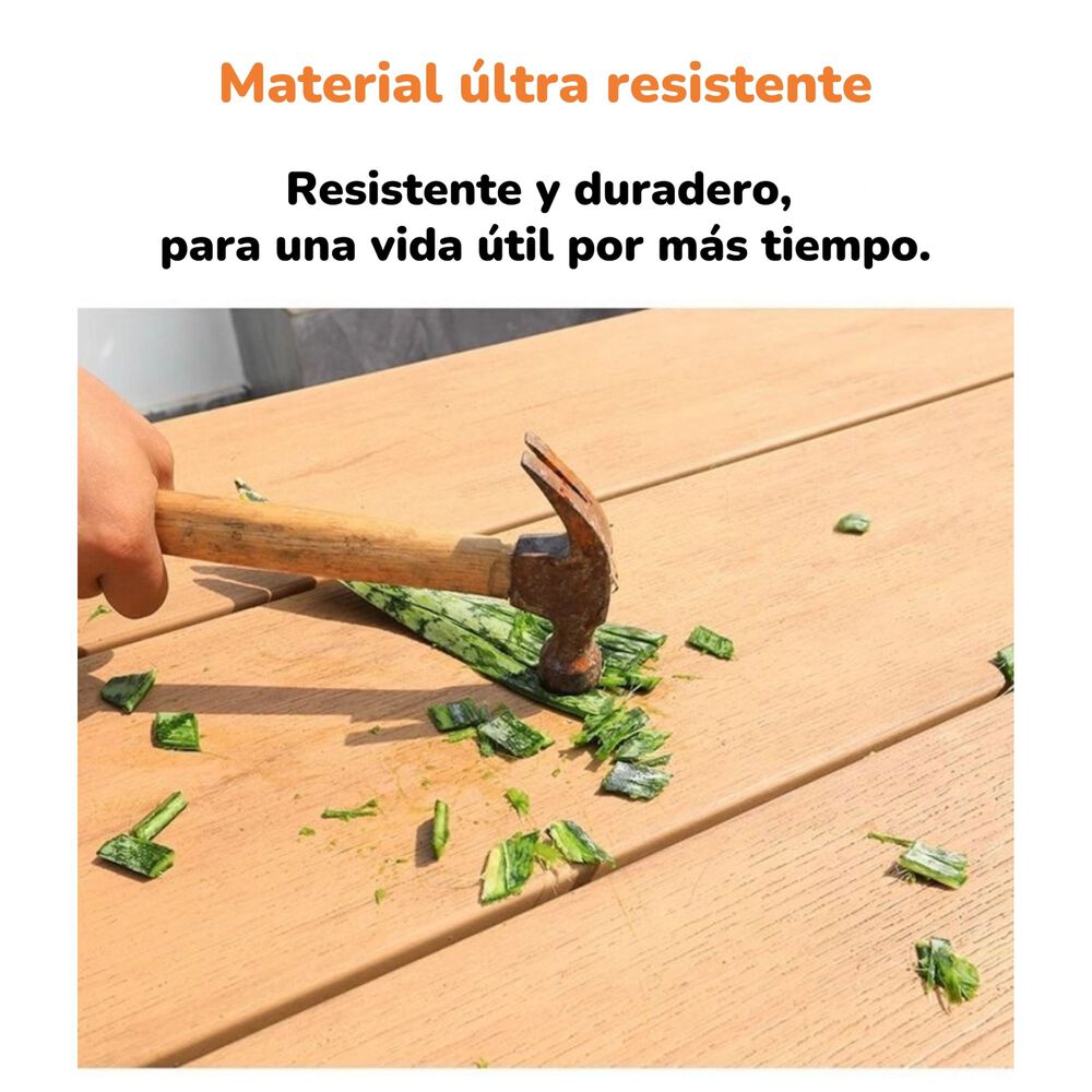 Juego De Comedor Exteriores 150cm Y 4 Sillas Impermeables image number 14.0
