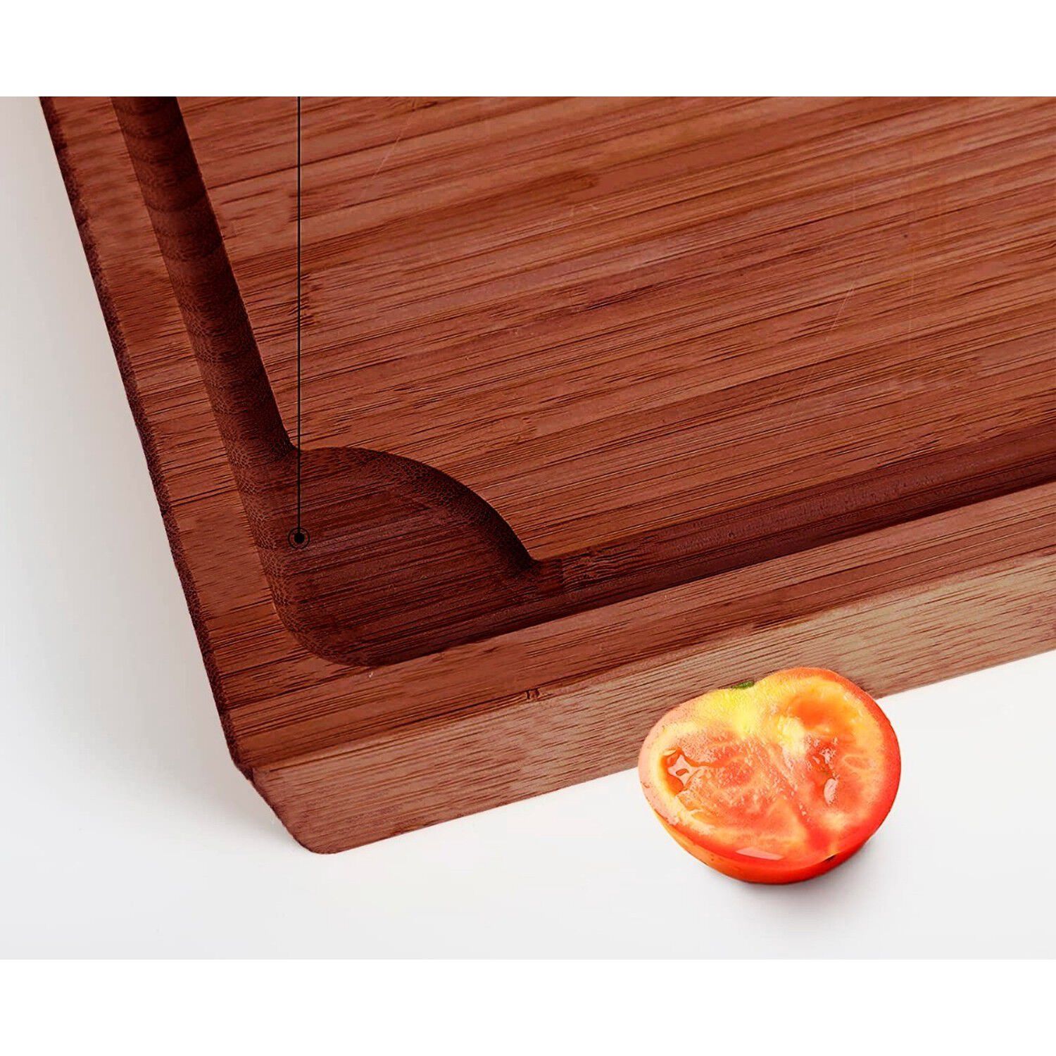 Tabla Cortar Madera 38 Cm Profesional Para Carne Y Verduras image number 1.0