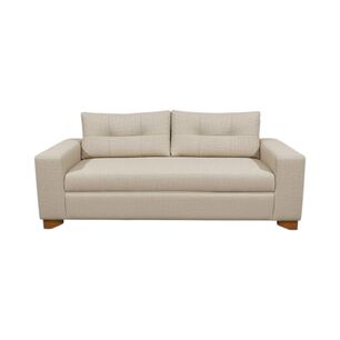 Sofa Paris Tres Cuerpos Lino Beige