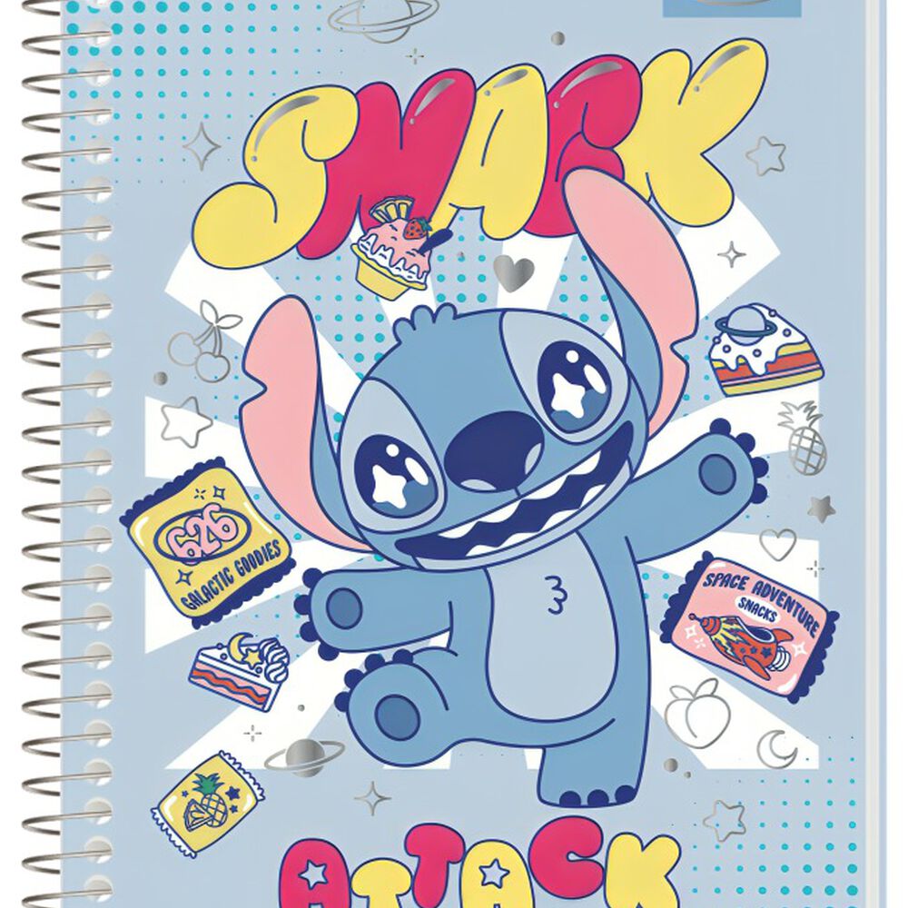 Pack 4pcs Cuadernos Especial 150hj Stitch Foodie image number 0.0