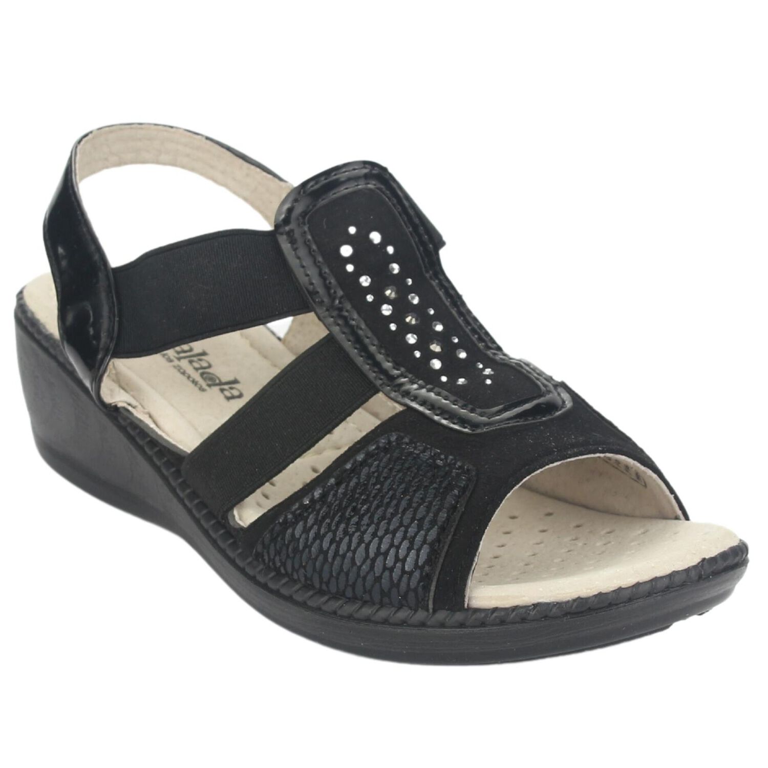 Sandalia Chalada Mujer Lupe-4 Negro Casual image number 2.0