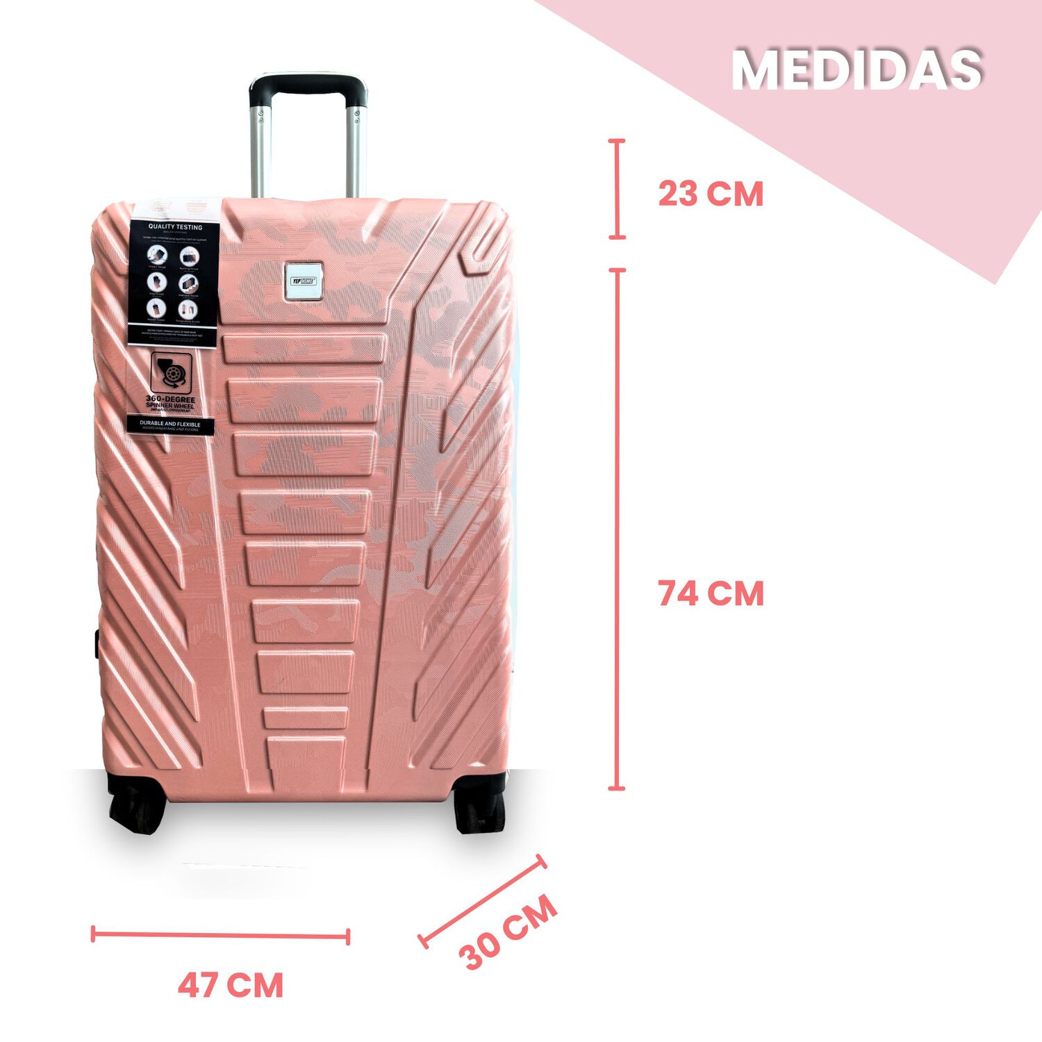 Maleta 25kg Oficial 74 X 47 X 30 Cm Yephome image number 1.0
