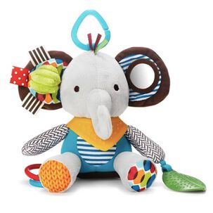 Juguete Peluche Leon Sensorial Sonajero Con Mordedor