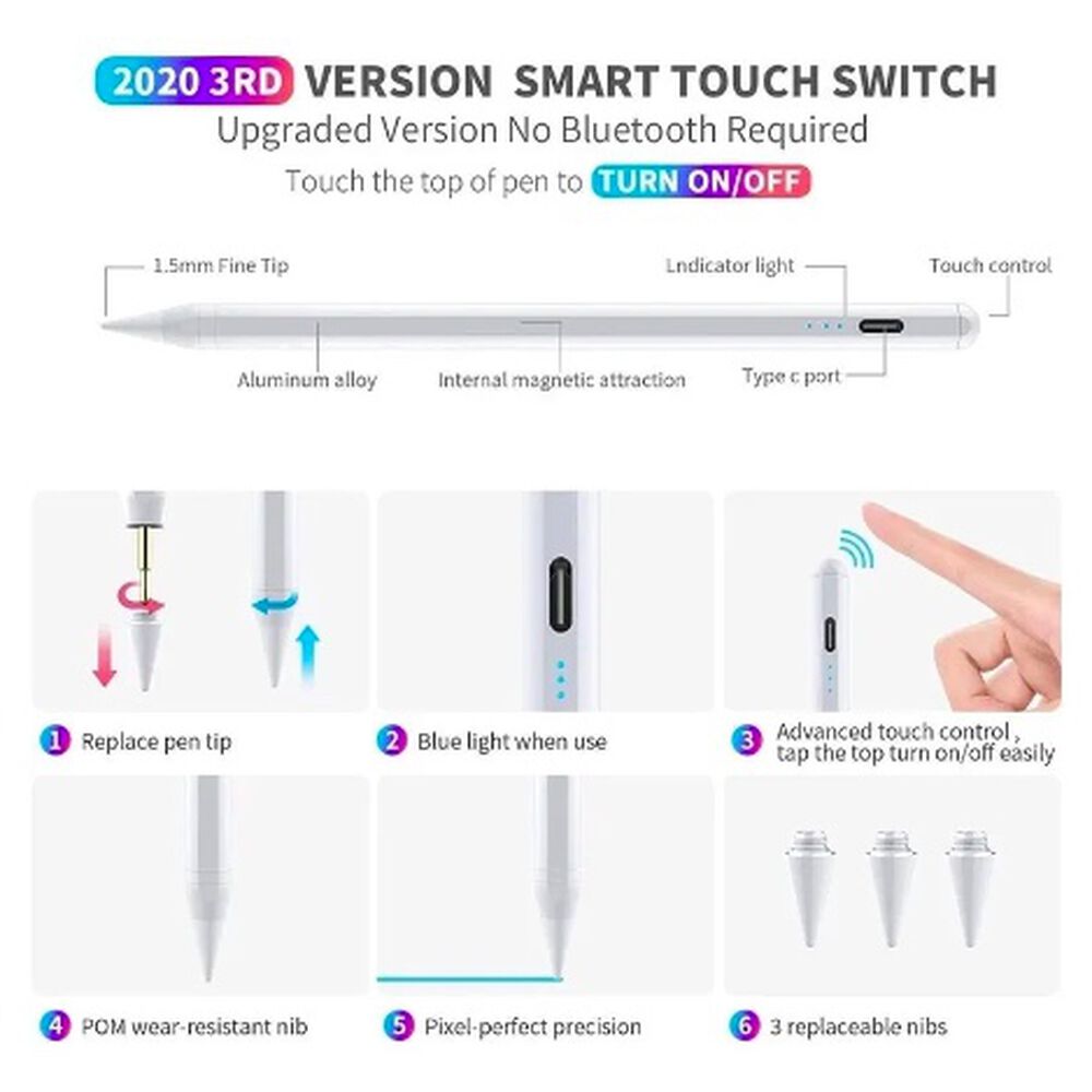 L&aacute;piz Profesional (2gen) Para Ipad Mini 5 7.9 image number 2.0