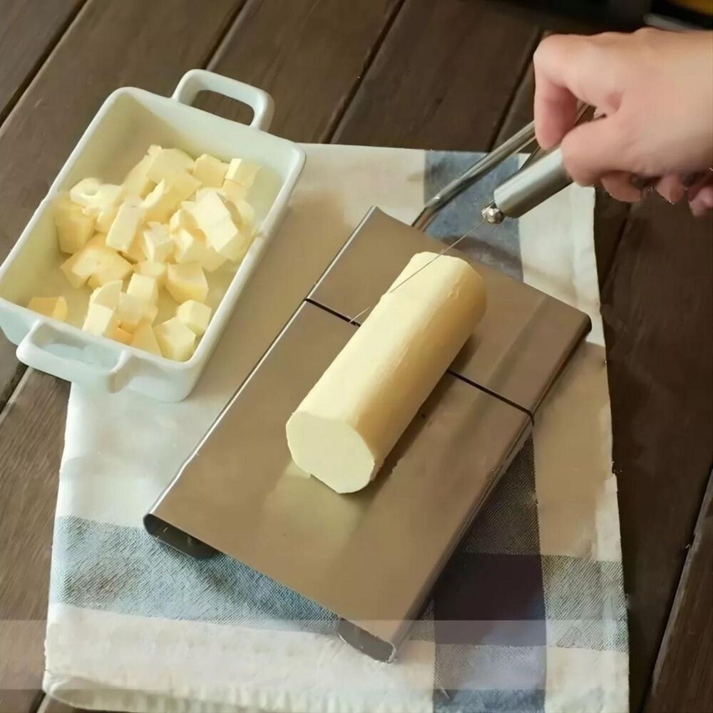 Rebanadora Multifuncional Queso Cocina Alambre Acero Inoxidable image number 4.0