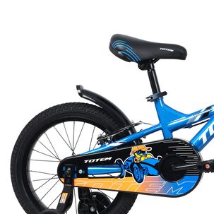 Bicicleta Totem Infantil Aro 16 Rock-x Color Azul