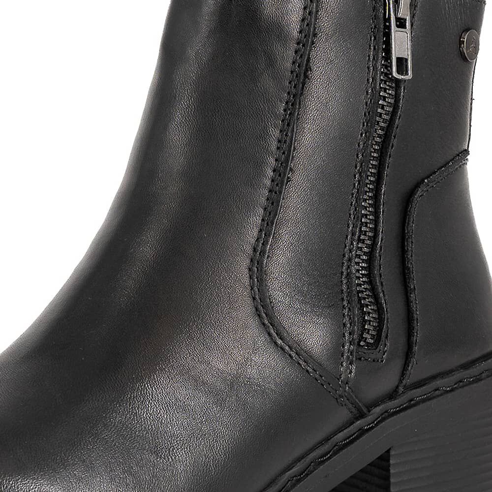 Botin De Cuero Gaby Negro Alquimia image number 4.0