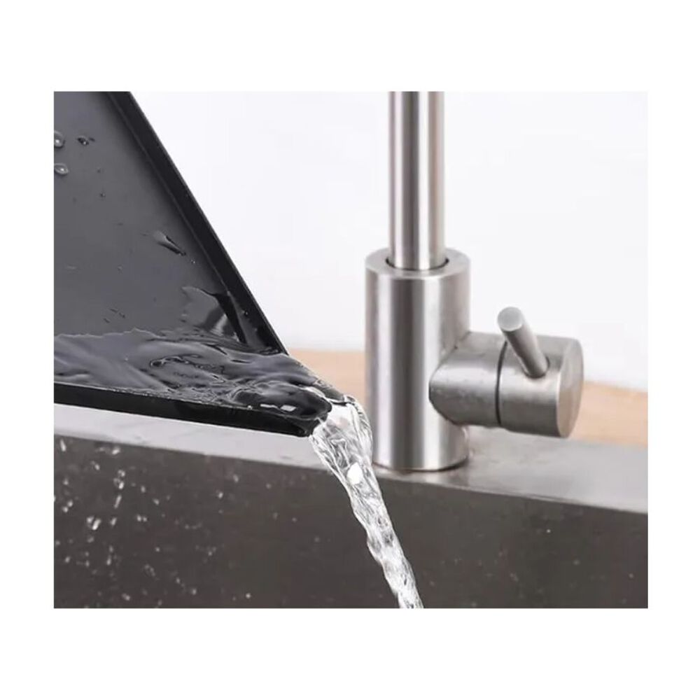 Platera Escurridor 2 Niveles Estante Para Platos Y Tazas Negro image number 4.0