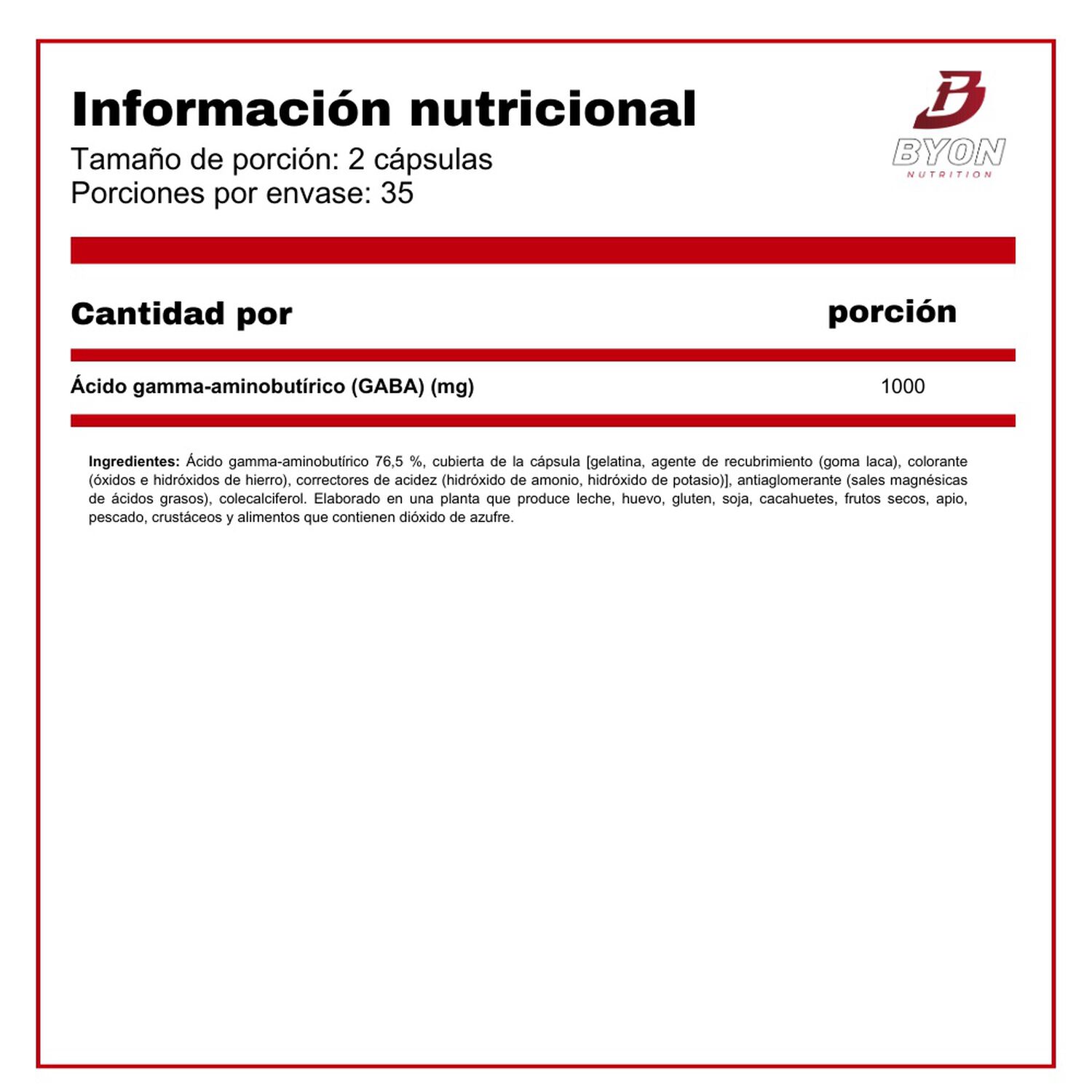 Gaba 500 Mg 70 C&aacute;psulas image number 1.0