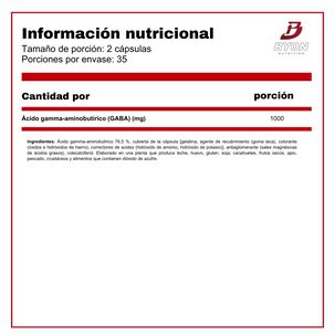 Gaba 500 Mg 70 C&aacute;psulas