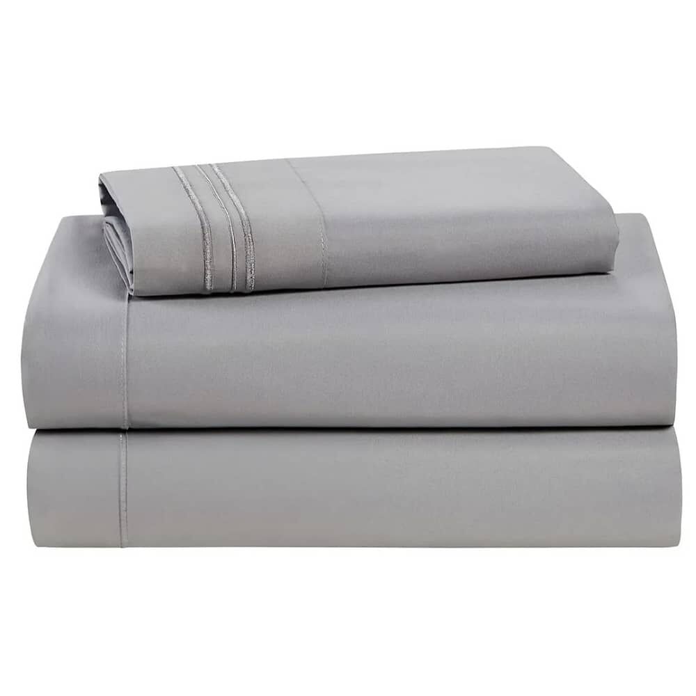 Sabana 1800 Hotel Ultra Suave + Funda Bordada. 1.5 Plazas Gris image number 0.0