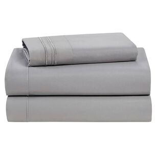 Sabana 1800 Hotel Ultra Suave + Funda Bordada. 1.5 Plazas Gris